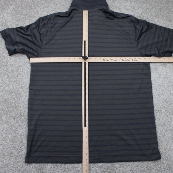 Cutter & Buck CB DryTec Luxe Polo Shirt Mens XL Gray Cotton/Polyester S/S Golf - Picture 10 of 13